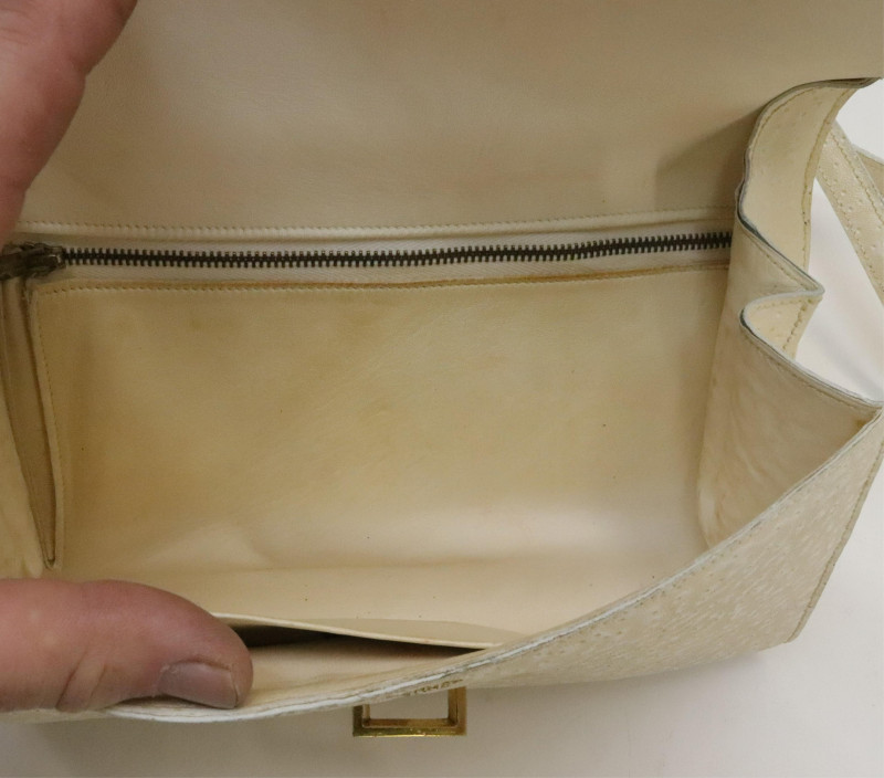 Vintage Hermes Whale Skin Handbag