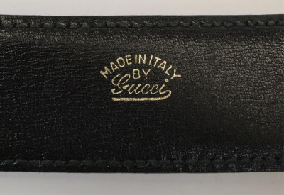 Vintage Gucci Horseshoe Belt