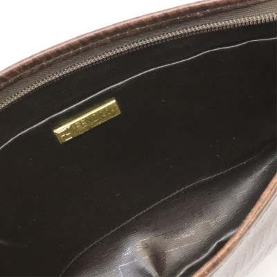 Vintage Fendi Leather Toiletry Pouch