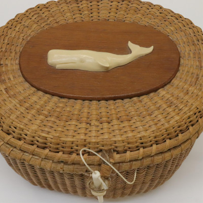 Vintage Barlow Nantucket Basket Purse