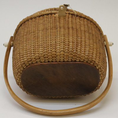 Vintage Barlow Nantucket Basket Purse