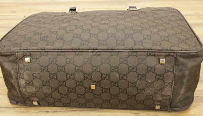 Vintage Gucci Soft Sided Suitcase