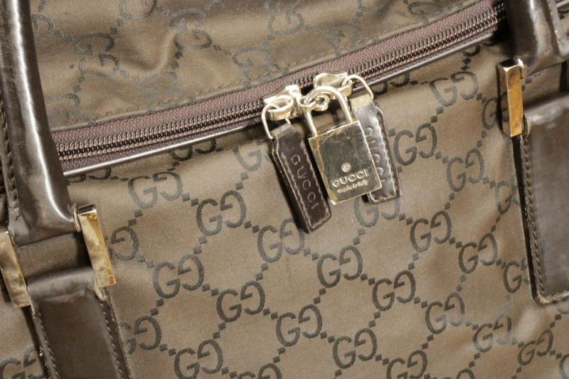 Vintage Gucci Soft Sided Suitcase