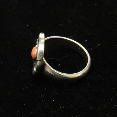 Georg Jensen Coral Flower Ring 64 circa 192730