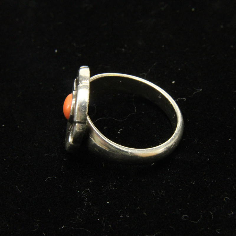 Georg Jensen Coral Flower Ring 64 circa 192730