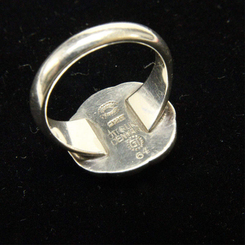 Georg Jensen Coral Flower Ring 64 circa 192730