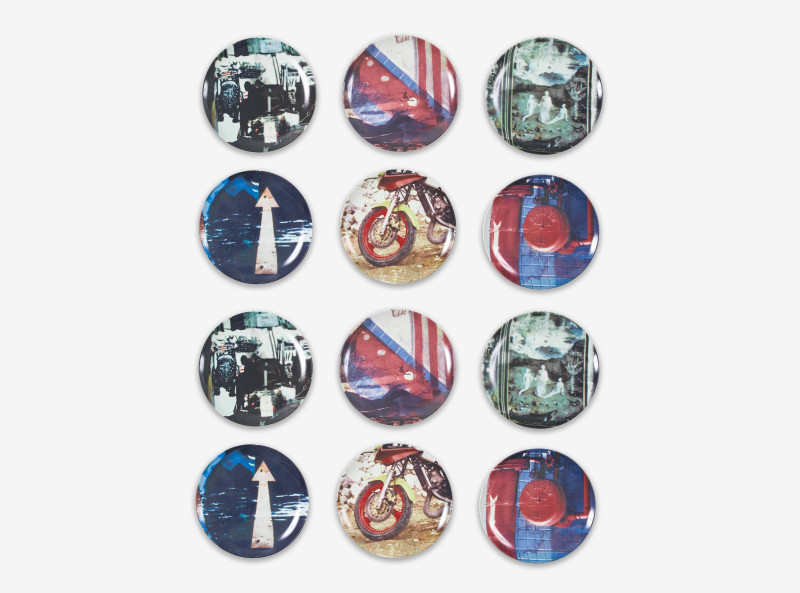 Robert Rauschenberg - Two Complete Sets of 6 (12 Total) Guggenheim Museum Retrospective Limited Edition Plates