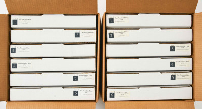 Robert Rauschenberg - Two Complete Sets of 6 (12 Total) Guggenheim Museum Retrospective Limited Edition Plates