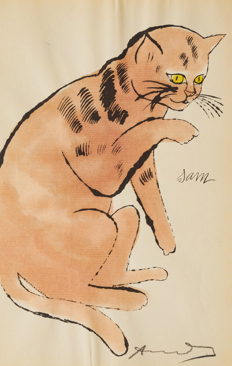 Andy Warhol - Sam - From 25 Cats Named Sam and One Blue Pussy