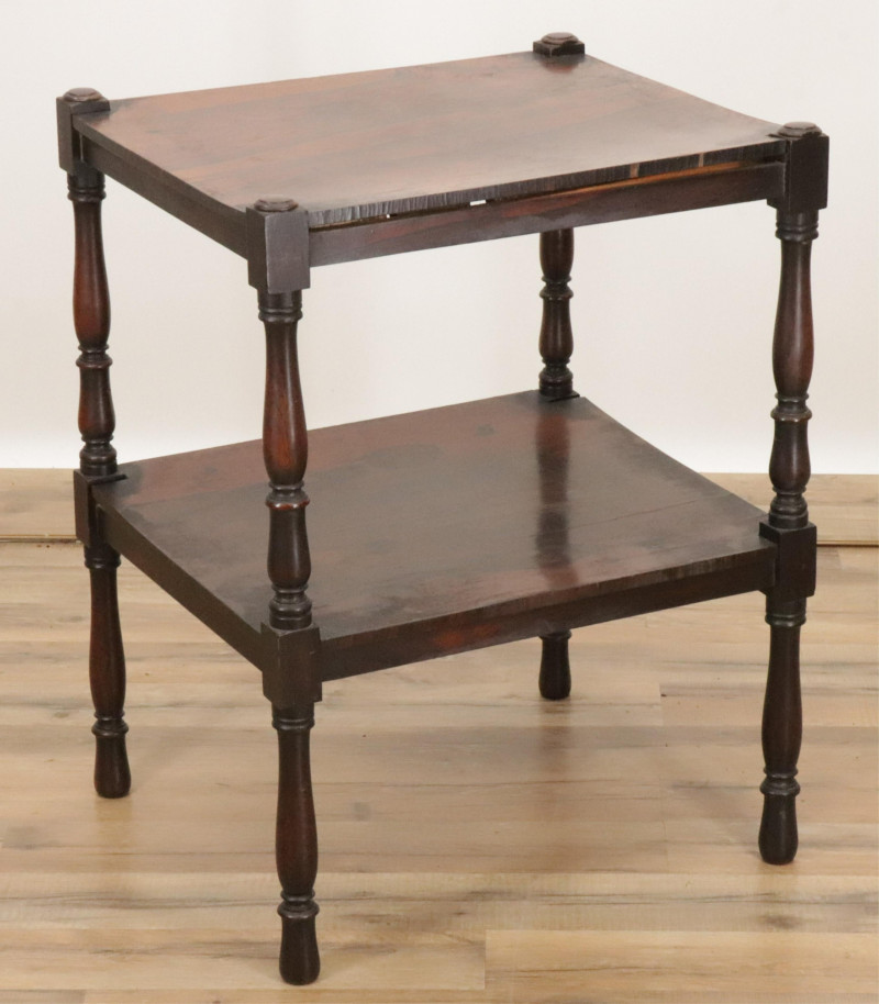 Regency Rosewood 2Tier Etagere 19th C