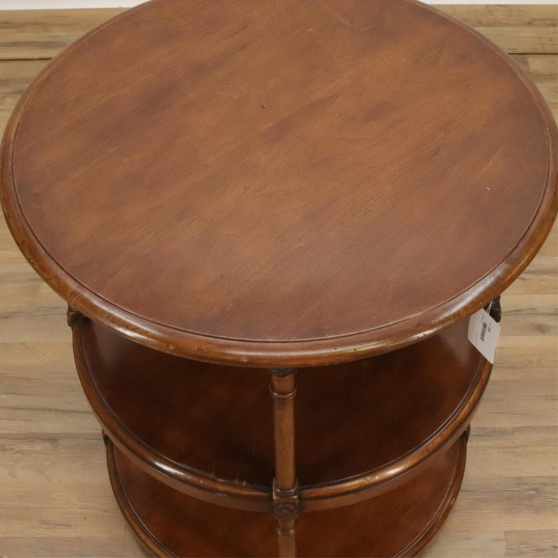 Regency Style Mahogany Circular Etagere