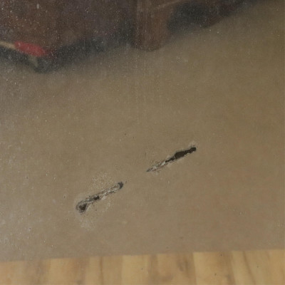 Late George III Mahogany Cheval Mirror E 19th C