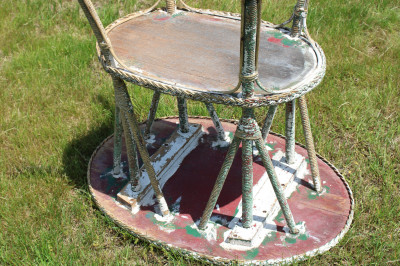 Vintage Two Piece Wicker Set