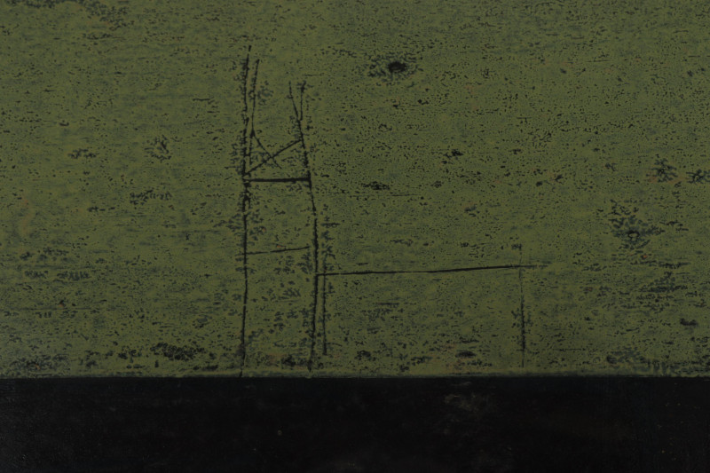 Robert Freimark 'Freight Yard' 1956 Color Woodcut