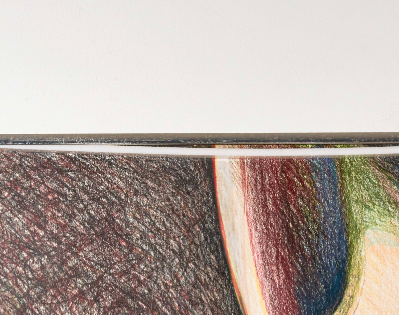 Lowell Nesbitt - Male Nude in Blues