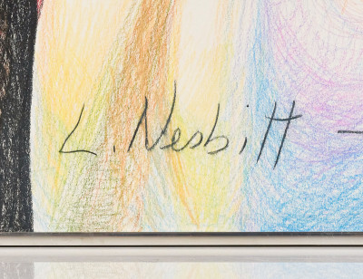 Lowell Nesbitt - Male Nude in Blues