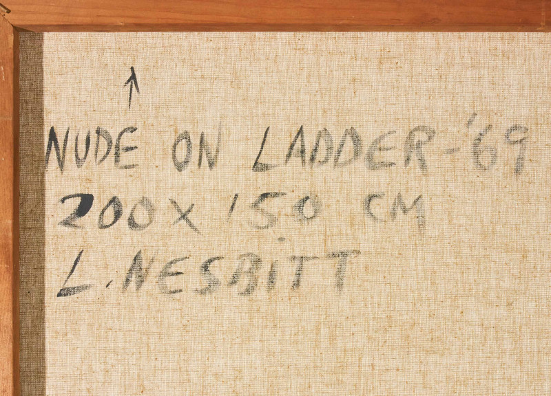 Lowell Nesbitt - Nude on Ladder