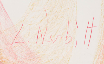 Lowell Nesbitt - Male Nude Torso in Reds