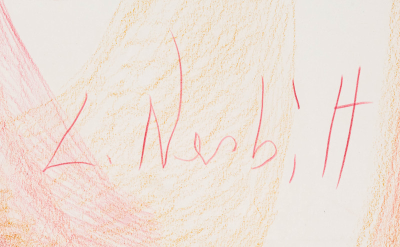 Lowell Nesbitt - Male Nude Torso in Reds