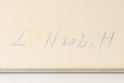 Lowell Nesbitt - Polychrome Male Reclining Nude