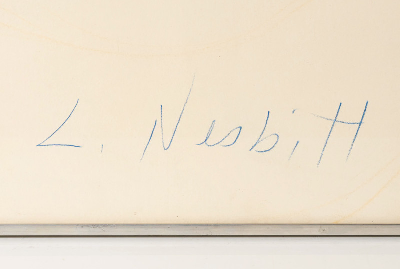 Lowell Nesbitt - Polychrome Male Reclining Nude