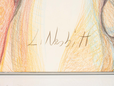 Lowell Nesbitt - Nude Male Reclining in Chair