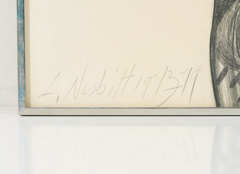 Lowell Nesbitt - Lilies on a Nude Man