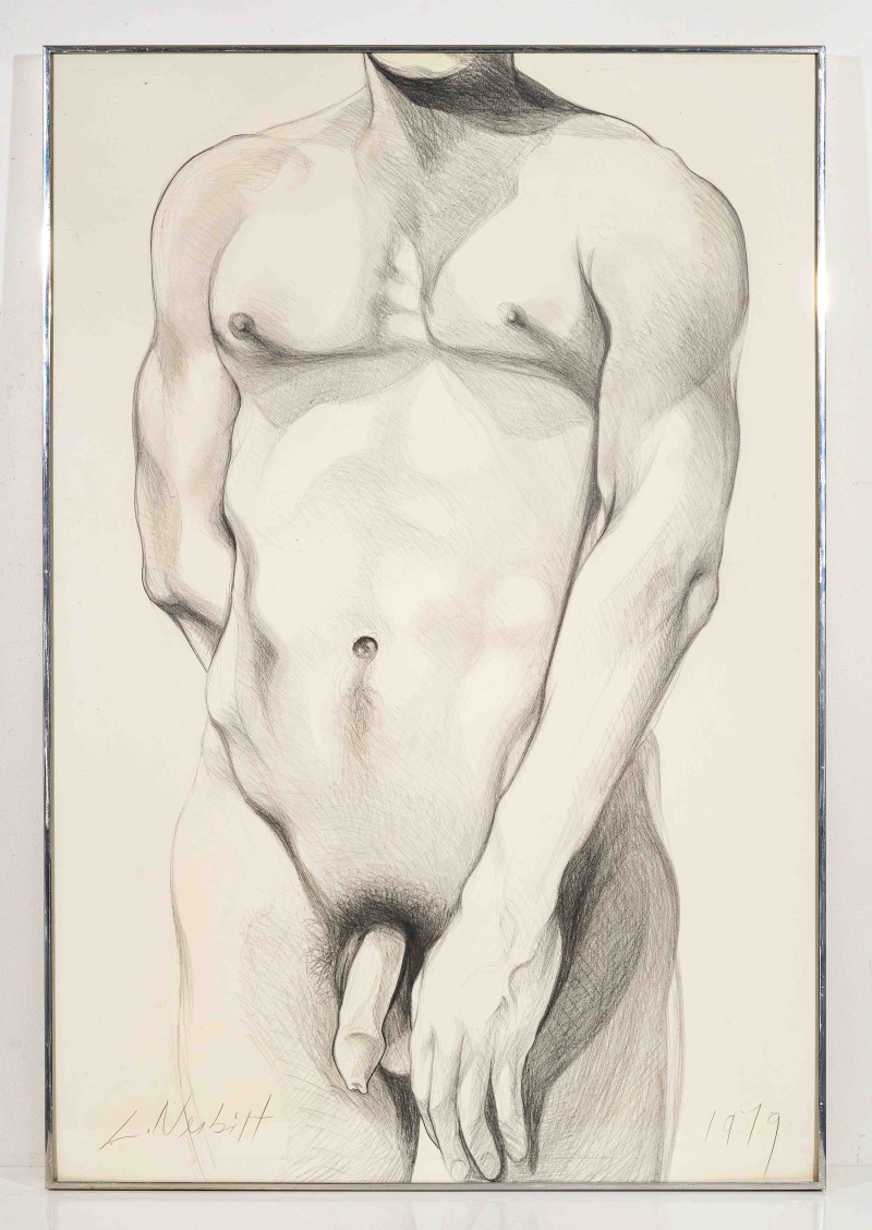 Lowell Nesbitt - Untitled (Nude Torso)