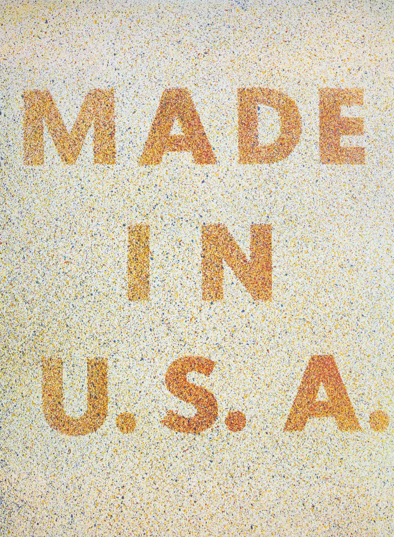 Ed Ruscha - America: Her Best Product (Made in USA) from the Kent Bicentennial Portfolio