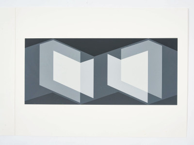 Josef Albers - Two prints from Formulation: Articulation; Portfolio 2 Folder 7 &amp;amp; Portfolio I Folder 27