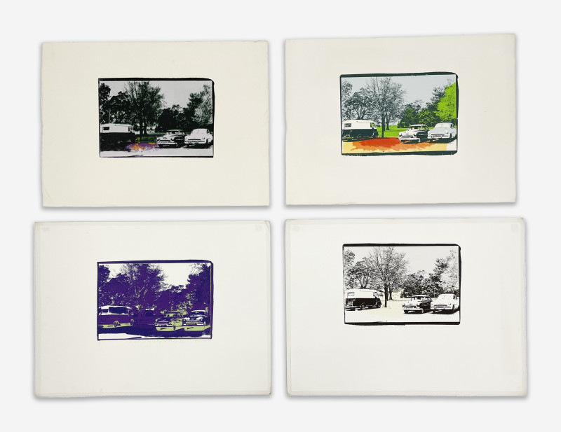 Artist Unknown - A Space in My Parking Lot #2 (Group of Four)