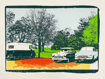 Artist Unknown - A Space in My Parking Lot #2 (Group of Four)