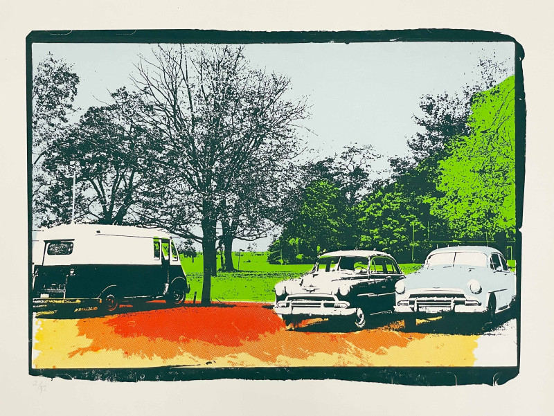 Artist Unknown - A Space in My Parking Lot #2 (Group of Four)