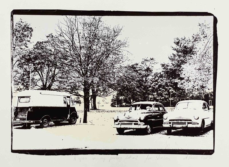 Artist Unknown - A Space in My Parking Lot #2 (Group of Four)