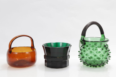 Group of Modern Colored Art Glass