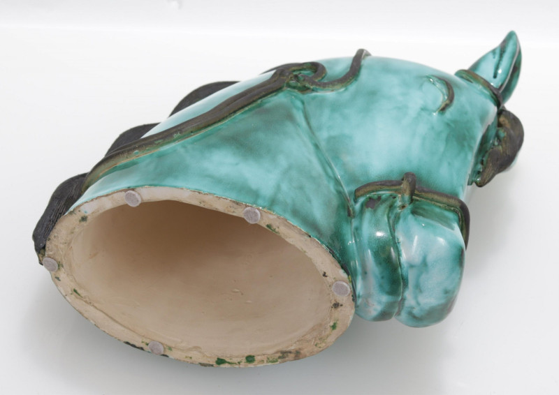 St Leu (French) Vintage Art Pottery Horse Head