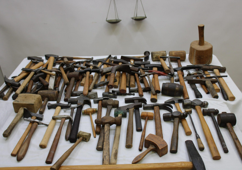 Lot of Antique Vintage Hammers signed