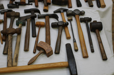 Lot of Antique Vintage Hammers signed