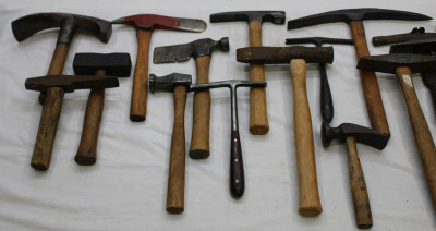 Lot of Antique Vintage Hammers signed