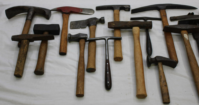 Lot of Antique Vintage Hammers signed