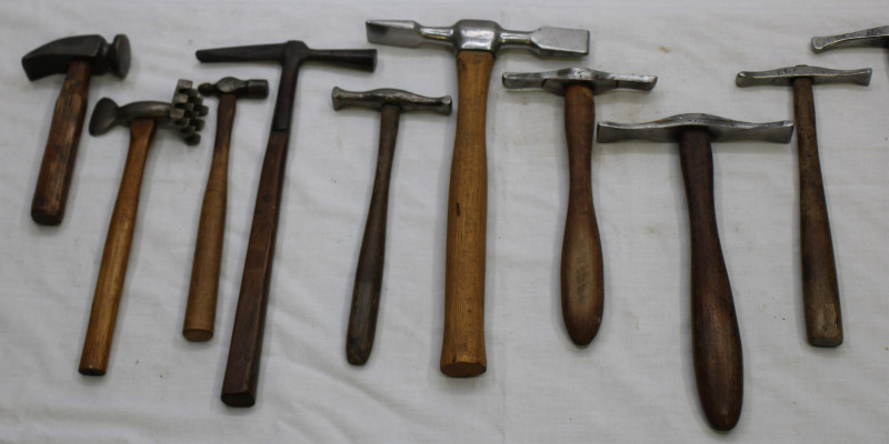 Lot of Antique Vintage Hammers signed