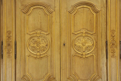 French Regence Style Bureaux a Deux Corps 19th C
