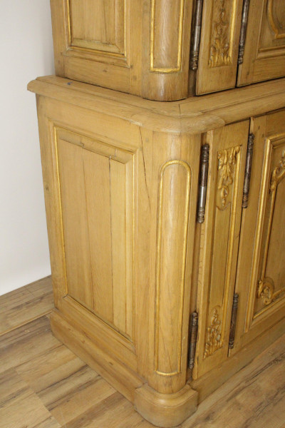 French Regence Style Bureaux a Deux Corps 19th C