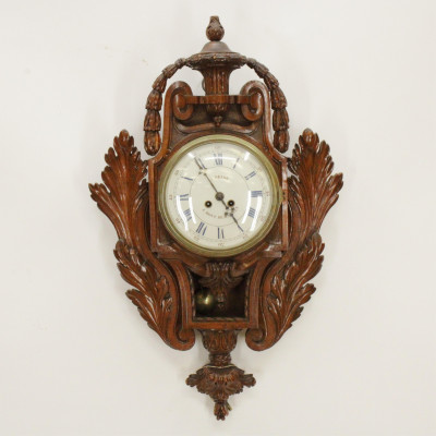 A Delcor A Mont de Marsan Walnut Clock 19 C