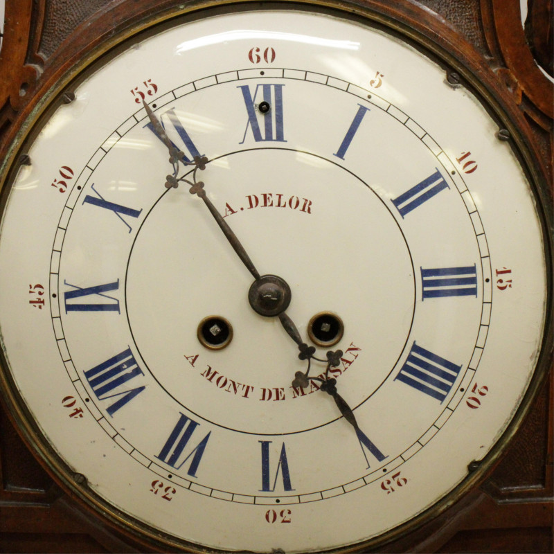 A Delcor A Mont de Marsan Walnut Clock 19 C