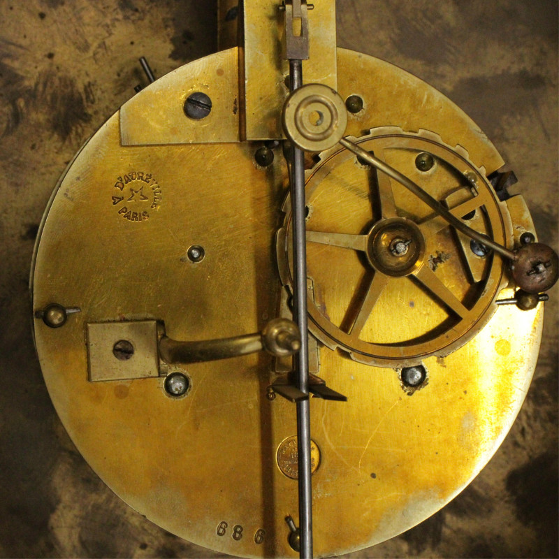 A Delcor A Mont de Marsan Walnut Clock 19 C