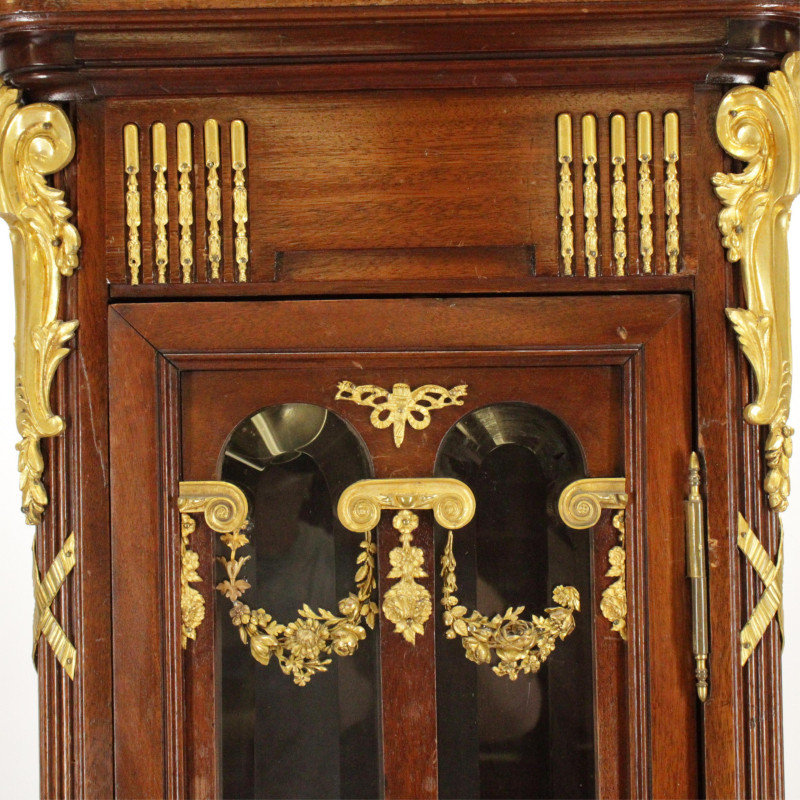 Louis XVI Style Bronze Dor Tall Case Clock 19 C