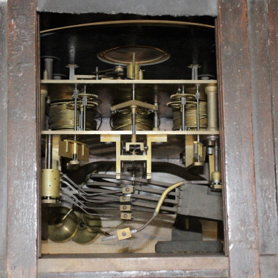 Louis XVI Style Bronze Dor Tall Case Clock 19 C