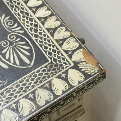 Pr George III Style Penwork Grey Consoles 19 C