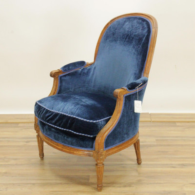 Louis XVI Bergere 18th C marked JF Cordier